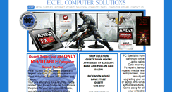 Desktop Screenshot of excelcomputersolutions.co.uk