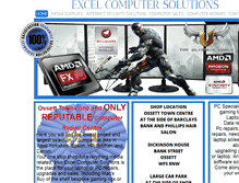 Tablet Screenshot of excelcomputersolutions.co.uk